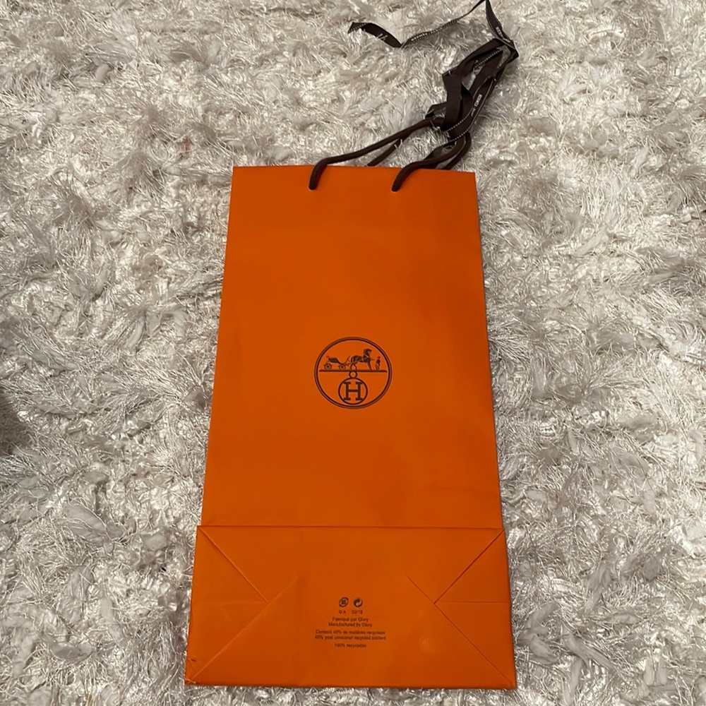 Hermes Authentic Paper Reusable Shopping Bag